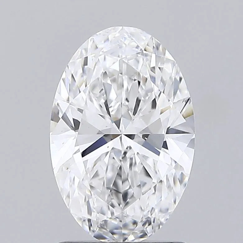1.50ct Oval Lab Grown Diamond (Colour D, Clarity VS2, IGI Certified)