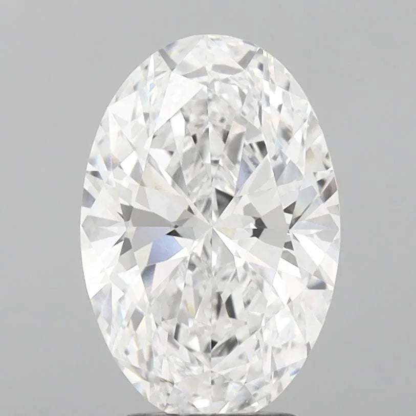 3.11ct Oval Lab Grown Diamond (Colour D, Clarity VVS2, IGI Certified)