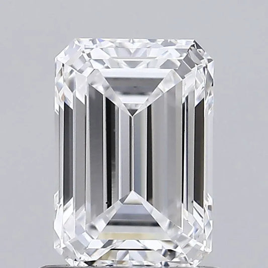 1.02ct Emerald Lab Grown Diamond (Colour D, Clarity VS1, IGI Certified)
