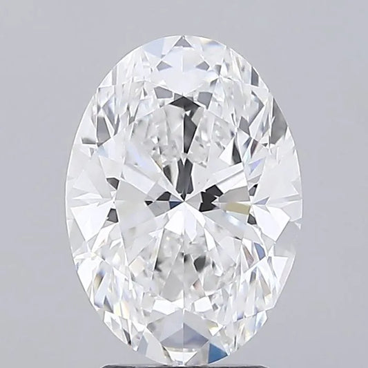 3.19ct Oval Lab Grown Diamond (Colour D, Clarity VVS2, IGI Certified)