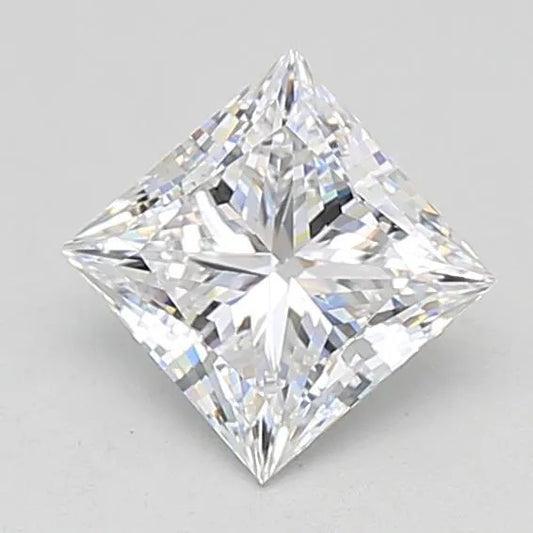 1.52ct Princess Lab Grown Diamond (Colour D, Clarity VVS1, IGI Certified)